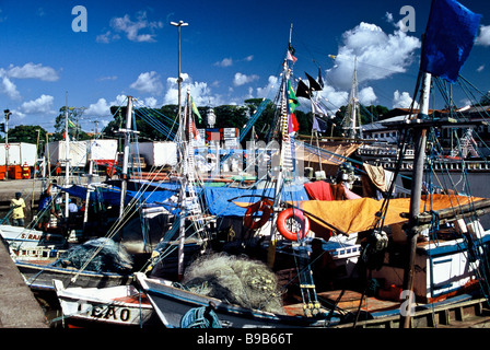 Quai public, Ver-o-Peso Market, Belem, Para, Brésil Banque D'Images