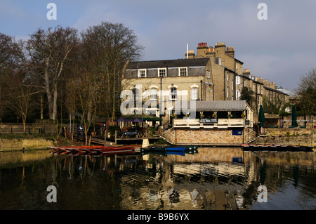 Le Pub Granta Queens Road Cambridge Angleterre UK Banque D'Images