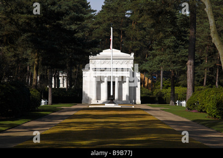 La chapelle de l'Amérique dans le cimetière militaire de Brookwood, Woking. Banque D'Images