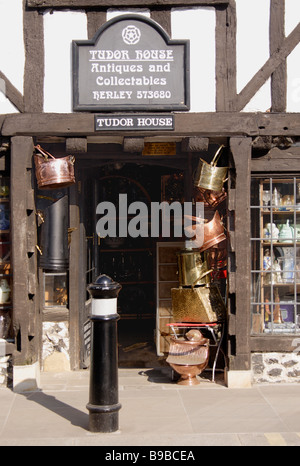 Tudor House boutique Antiquités Henley Oxfordshire Banque D'Images