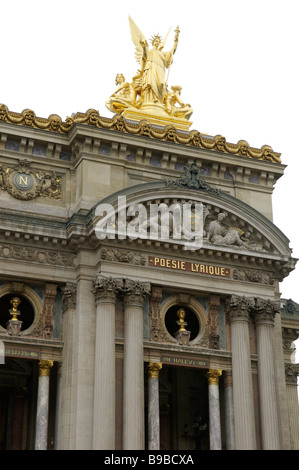 Le bâtiment de l'Académie Nationale de Musique à Paris France Banque D'Images