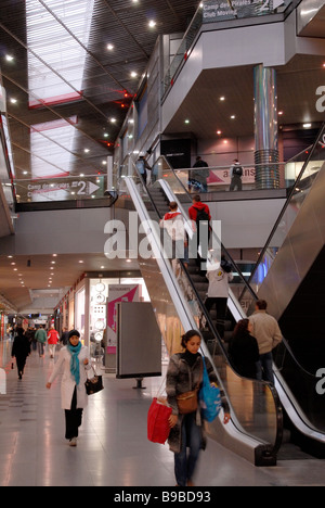 Le centre commercial Eurolille à Lille, France Banque D'Images