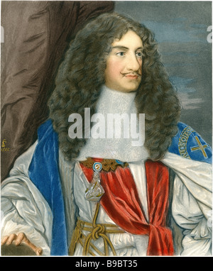 Charles II (29 mai 1630 OS - 6 février 1685) était le roi d'Angleterre, d'Écosse et d'Irlande. Le père de Charles II Roi Charle Banque D'Images