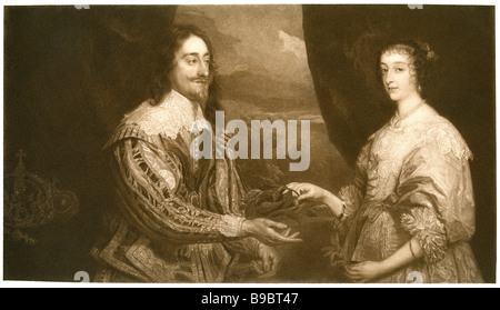 Charles II (29 mai 1630 OS - 6 février 1685) était le roi d'Angleterre, d'Écosse et d'Irlande. Le père de Charles II Roi Charle Banque D'Images