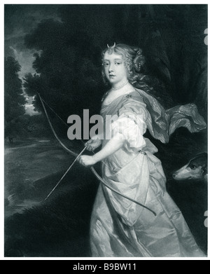 La princesse Marie, fille de Modène James II 1658 1718 Banque D'Images