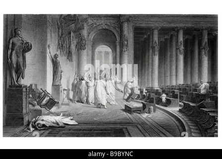 La mort de César Jules César est une tragédie de William Shakespeare, aurait été composé en 1599. Il dépeint le co Banque D'Images