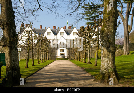 Le Château de St Fagans, le bâtiment principal dans le musée de la vie galloise à Cardiff en dehors de St Fagans Banque D'Images