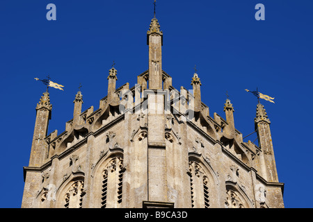 Le village de Chipping Campden gloucestershire angleterre cotswolds laine St James Church Banque D'Images