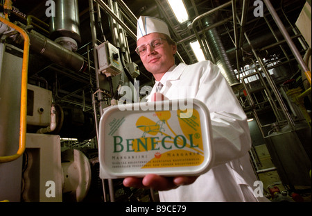 Ingmar Wester inventeur de margarine Benecol qui prétend réduire le cholestérol Banque D'Images