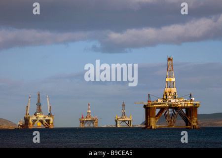 Invergordon, l'Estuaire de Cromarty, dans le nord de l'Ecosse, Royaume-Uni Banque D'Images