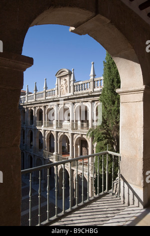 Université Alcala de Henares Miguel de Cervantes naissance ville Madrid Espagne Banque D'Images