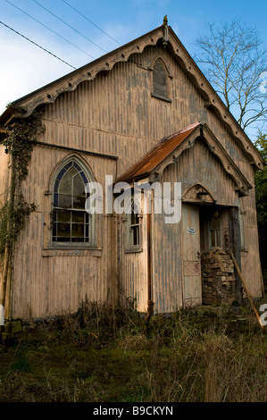 Ancienne chapelle abandonnée dans Aymestrey Herefordshire Banque D'Images