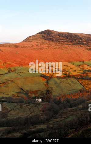 Catbells l'une des collines de Derwent dans le Lake District Banque D'Images