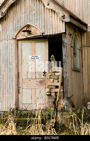 Ancienne chapelle abandonnée dans Aymestrey Herefordshire Banque D'Images