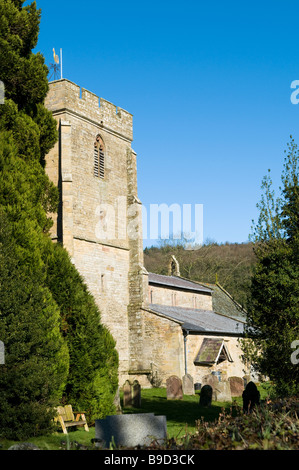 L'église paroissiale de St Jean Baptiste et St Alkmund dans Aymestrey Herefordshire Banque D'Images