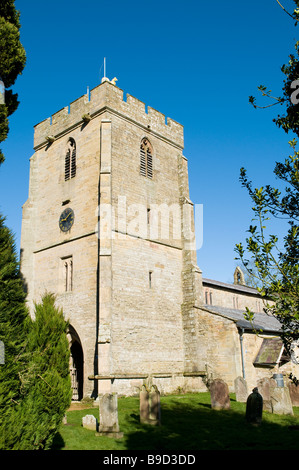 L'église paroissiale de St Jean Baptiste et St Alkmund dans Aymestrey Herefordshire Banque D'Images