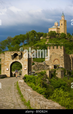 La forteresse de tsarevets Veliko Tarnovo Bulgarie Banque D'Images