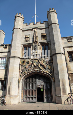 Christs College Cambridge Angleterre passerelle Banque D'Images
