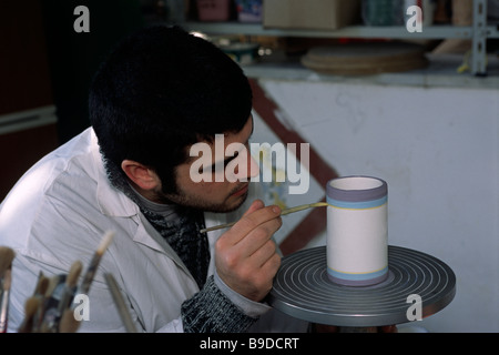 Italie, Campanie, Vietri sul Mare, poterie Banque D'Images