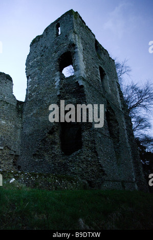 L'atmosphère étrange et grande Abbey Ruins à Bishop's Waltham Banque D'Images