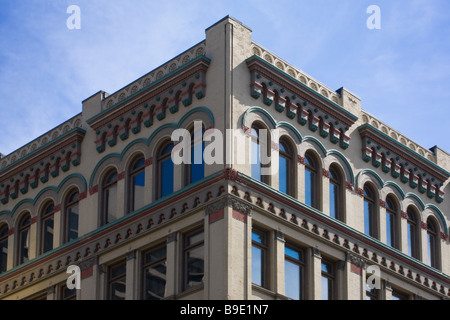 Détails de l'architecture centre-ville de Syracuse New York Banque D'Images