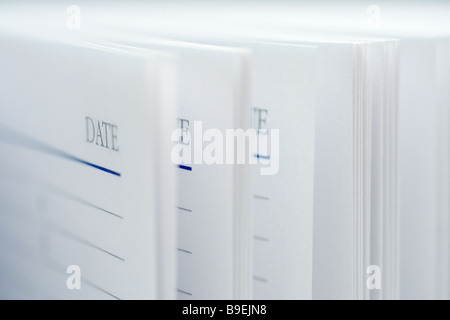 Pages ouvertes. Banque D'Images