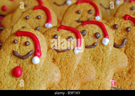 Le Père Noël des biscuits. Banque D'Images