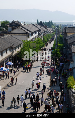 Chine, province du Yunnan, la vieille ville de Dali Banque D'Images