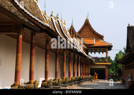 Chine, province du Yunnan, district de Xishuangbanna, Ganlanba (Menghan). Banque D'Images