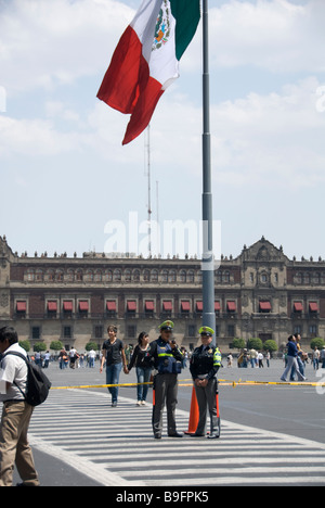 Plaza de la Constitución, Mexico, Mexique Banque D'Images