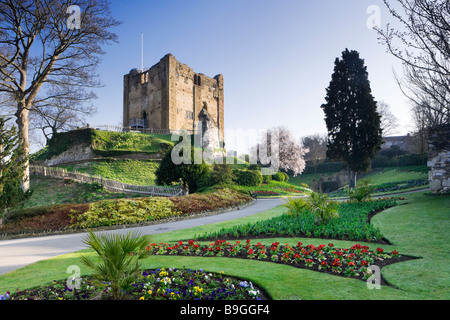 Château et jardins de Guildford, Surrey, UK Banque D'Images