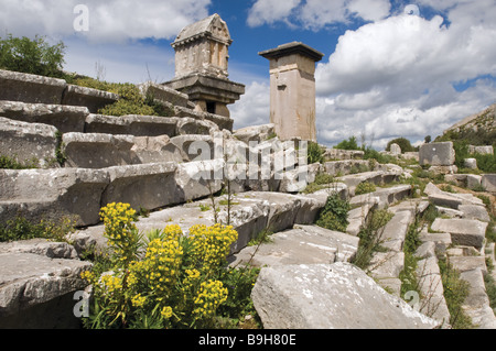 Xanthos ville antique de Lycie, Turquie Banque D'Images