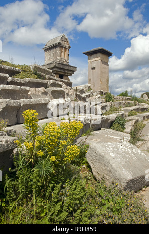 Xanthos ville antique de Lycie, Turquie Banque D'Images