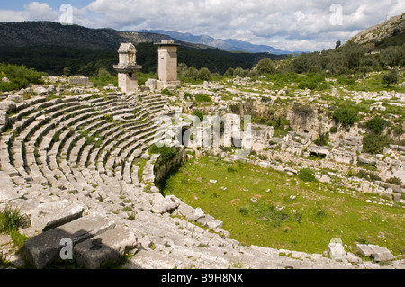 Xanthos ville antique de Lycie, Turquie Banque D'Images