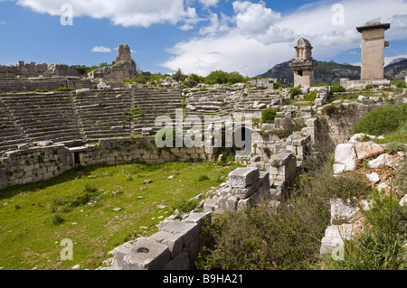 Xanthos ville antique de Lycie, Turquie Banque D'Images