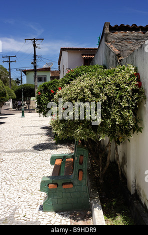 Dans la rue Bahia Canavieiras Brésil Amérique du Sud Banque D'Images