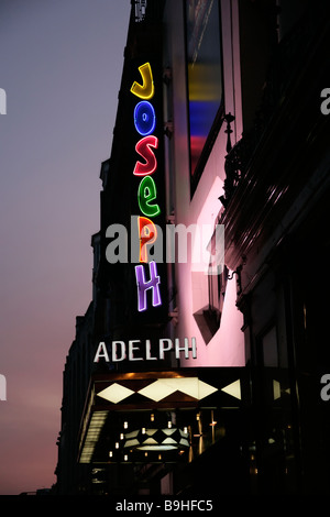 Joseph la comédie musicale au Adelphi Theatre on the Strand, London, UK Banque D'Images