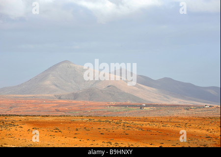 Vue sur la vallée de Santa Ines du Mirador Morro Velosa viewpoint, Betancuria, Fuerteventura, Îles Canaries, Espagne, Euro Banque D'Images