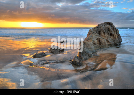 Des pierres sur la plage d'El Cotillo, Fuerteventura, Canary Islands, Spain, Europe Banque D'Images