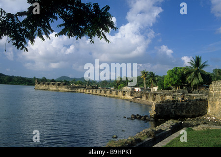 fort San Geronimo, Portobelo, province de Colón, Panama Banque D'Images