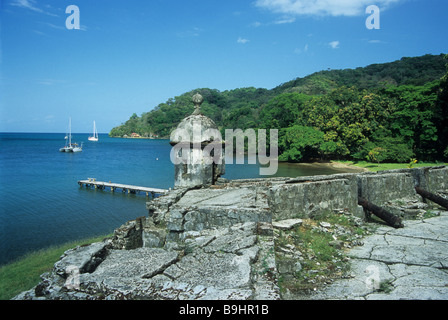 Fort San Fernando, Portobelo, province de Colón, Panama Banque D'Images