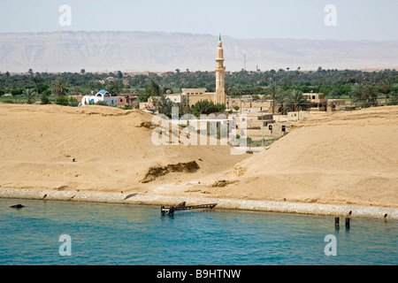 Canal de Suez Banque D'Images