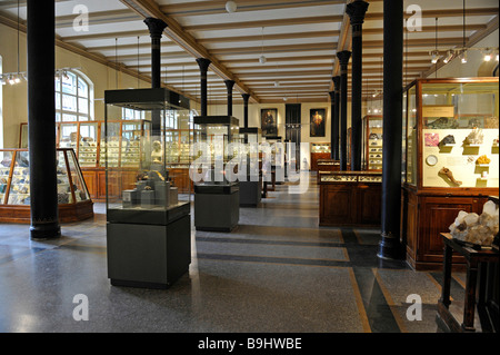 Collection de minéraux show room, Museum für Naturkunde, Natural History Museum, Berlin, Germany, Europe Banque D'Images