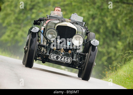 Bentley Speed Six d familiale construit en 1930, l'Autriche, 2008 Ennstal Classic, Europe Banque D'Images