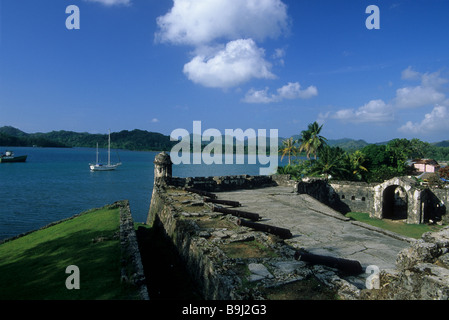 Fort de Santiago, Portobelo, province de Colón, Panama Banque D'Images