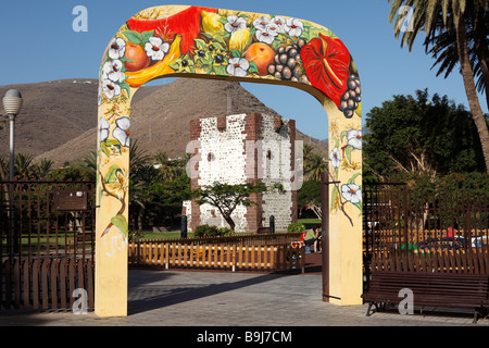 La tour Torre del Conde, San Sebastián de la Gomera, Canary Islands, Spain, Europe Banque D'Images