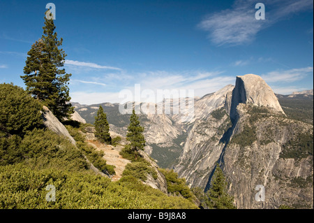 Demi Dôme de Glacier Point, Yosemite National Park, California, USA Banque D'Images