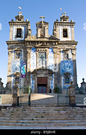 Igreja de Santo Ildefonso Church, Parca da Batalha, Porto, site du patrimoine mondial de l'UNESCO, le Portugal, l'Europe Banque D'Images