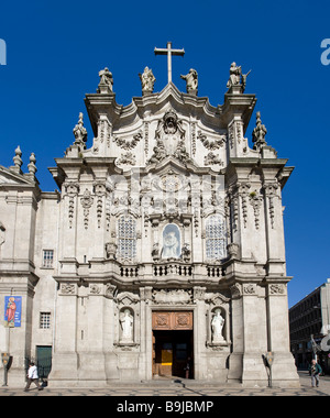 Igreja da Ordem Terceira de Nossa Senhora do Carmo Church sur la place Carlos Alberto, Porto, site du patrimoine culturel mondial de l'UNESCO, Banque D'Images