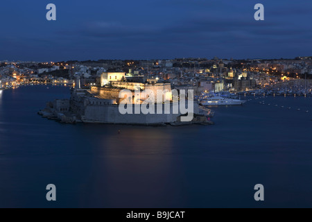 Fort St Angelo, La Valette, Malte, Europe Banque D'Images